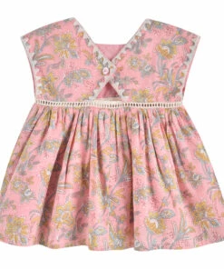 Tapalpa Organic Cotton Dress Pink Louise Misha Fashion Baby, Children -Baby Tops Elegant Store tapalpa organic cotton dress pink louise misha fashion baby children 5