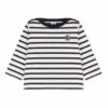 Tascinant Organic Cotton Striped Top Navy blue Petit Bateau Fashion Baby