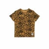 Tencel Leopard Print T-shirt Brown Mini Rodini Fashion Baby, Children