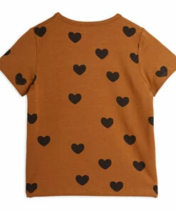 Tencel T-Shirt Brown Mini Rodini Fashion Baby, Children -Baby Tops Elegant Store tencel t shirt brown mini rodini fashion baby children 2