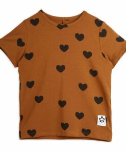 Tencel T-Shirt Brown Mini Rodini Fashion Baby, Children