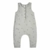 Terry Buttoned Sun Jumpsuit Grey Rylee + Cru Fashion Baby, Children