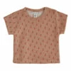 Terry Cloth Apple T-shirt Dusty Pink Emile et Ida Fashion Baby