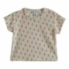 Terry Cloth Apple T-shirt Ecru Emile et Ida Fashion Baby