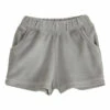 Terry Cloth Baby Shorts Grey Emile et Ida Fashion Baby
