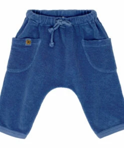 Terry Cloth Harem Pants Blue Zhoe & Tobiah Fashion Baby
