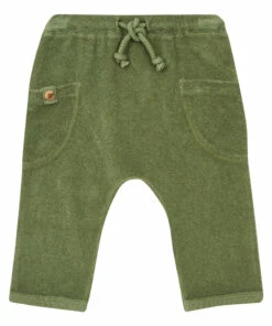 Terry Cloth Harem Pants Green Zhoe & Tobiah Fashion Baby