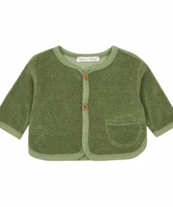 Terry Cloth Jacket Green Zhoe & Tobiah Fashion Baby