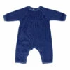 Terry Cloth Jumpsuit Navy blue Zhoe & Tobiah Fashion Baby