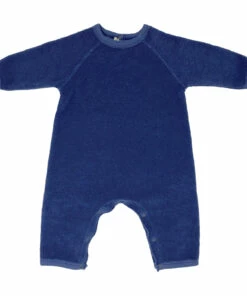 Terry Cloth Jumpsuit Navy blue Zhoe & Tobiah Fashion Baby