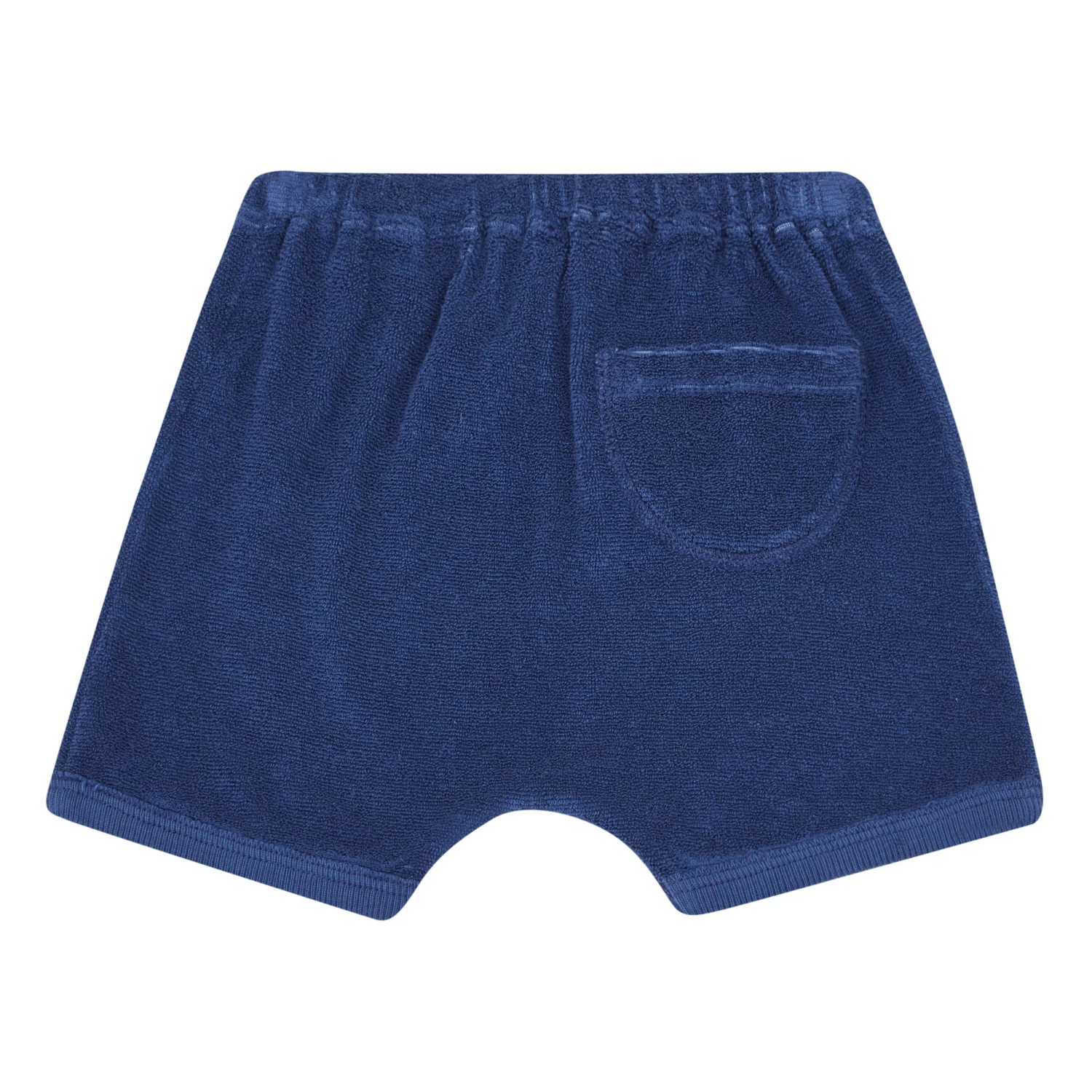 Terry Cloth Shorts Navy blue Zhoe & Tobiah Fashion Baby 2 Terry Cloth Shorts Navy blue Zhoe & Tobiah Fashion Baby - Image 2