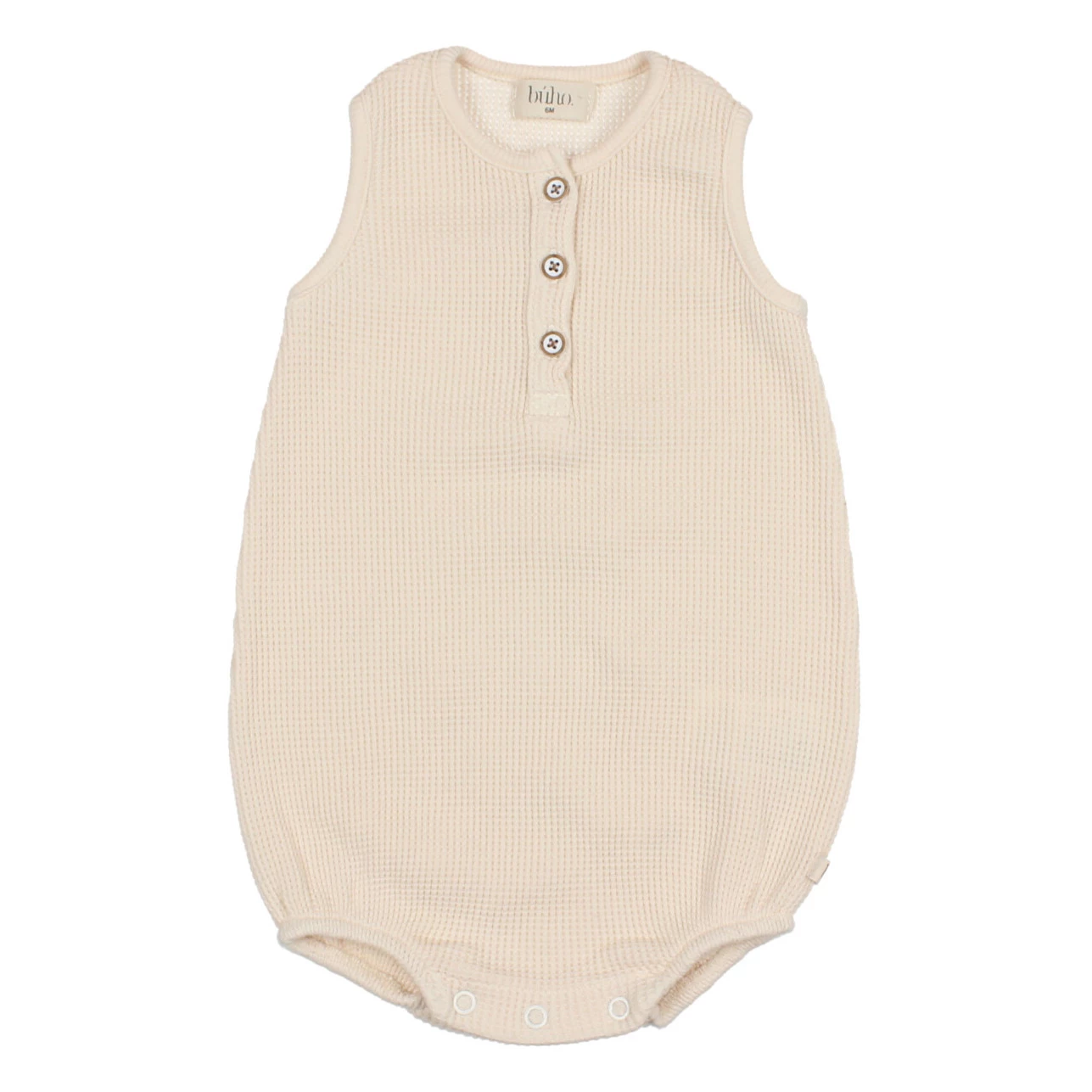 Textured Organic Cotton Romper Ecru Búho Fashion Baby 1 Textured Organic Cotton Romper Ecru Búho Fashion Baby