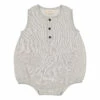 Thad Striped Romper Ecru Louis Louise Fashion Baby