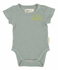 The Gang Organic Cotton Babygrow Grey Piupiuchick Fashion Baby