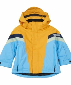 Tigers Club Waterproof Ski Jacket Yellow Gosoaky Fashion Teen, Baby, Children