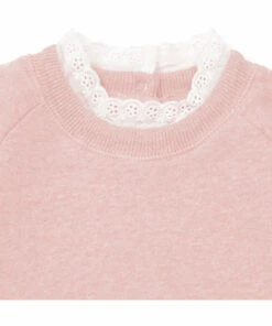 Tilia Organic Cotton Sweatshirt Pink Bonton Fashion Baby, Children -Baby Tops Elegant Store tilia organic cotton sweatshirt pink bonton fashion baby children 2