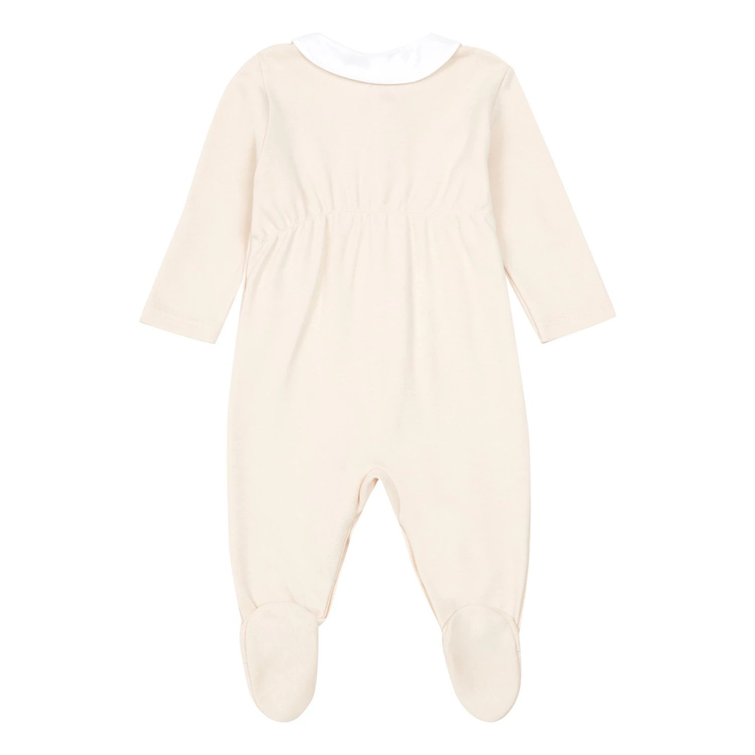 Tilouan Footed Pyjamas Ecru Bonpoint Fashion Baby 2 Tilouan Footed Pyjamas Ecru Bonpoint Fashion Baby - Image 2