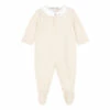 Tilouan Footed Pyjamas Ecru Bonpoint Fashion Baby