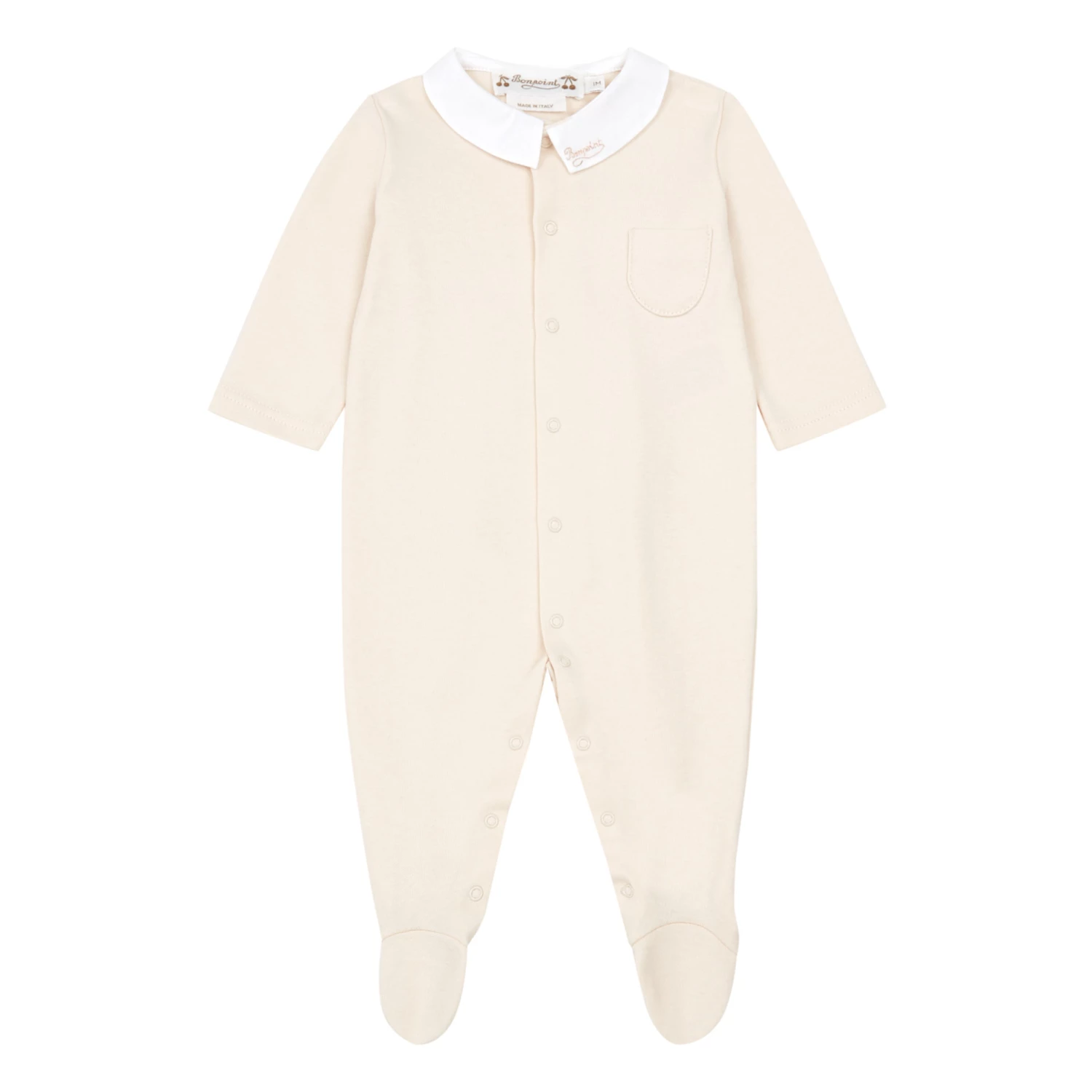 Tilouan Footed Pyjamas Ecru Bonpoint Fashion Baby 1 Tilouan Footed Pyjamas Ecru Bonpoint Fashion Baby