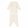 Timao Leggings + Cardigan Ecru Bonpoint Fashion Baby