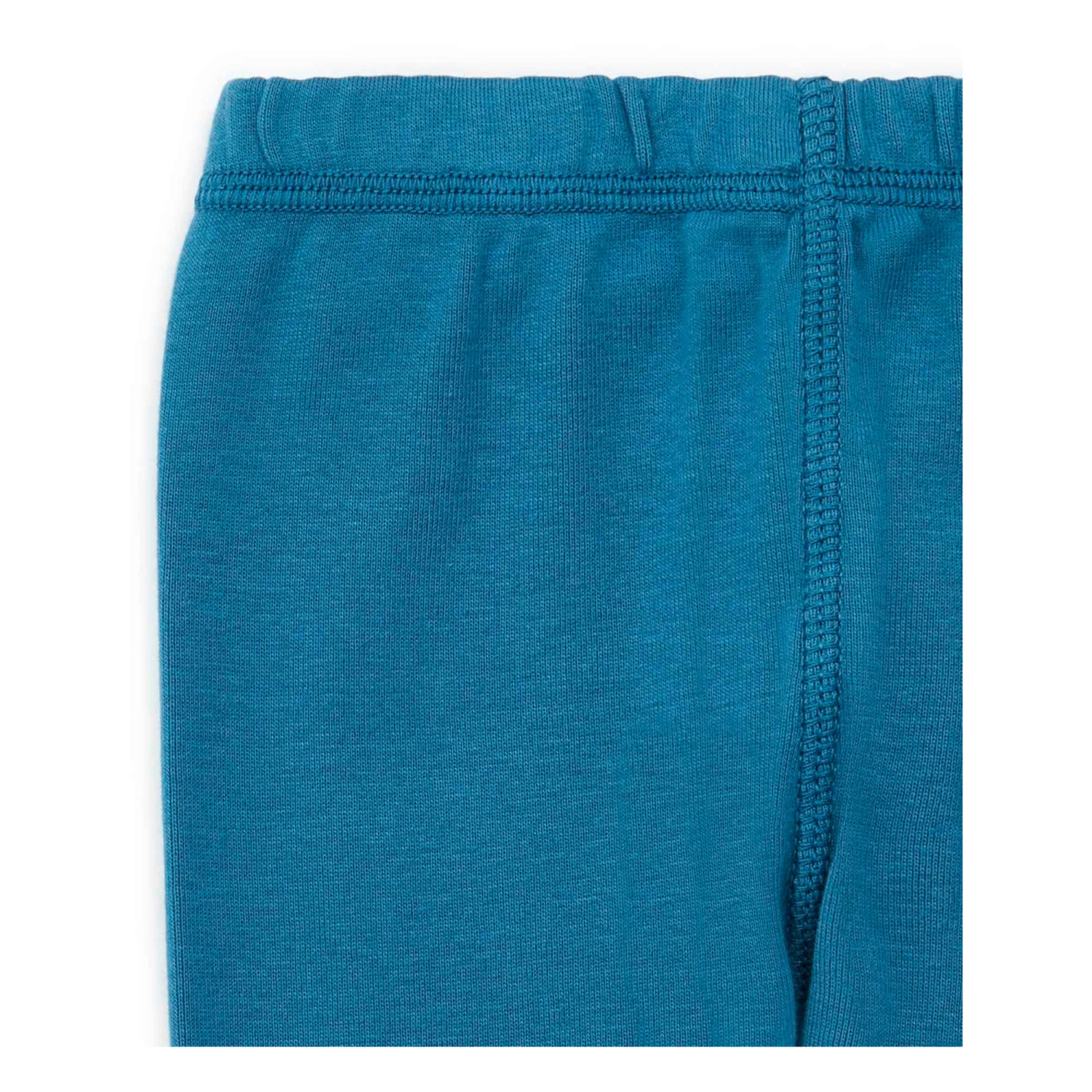 Tino Organic Cotton Leggings Peacock blue Bonton Fashion Baby 2 Tino Organic Cotton Leggings Peacock blue Bonton Fashion Baby - Image 2