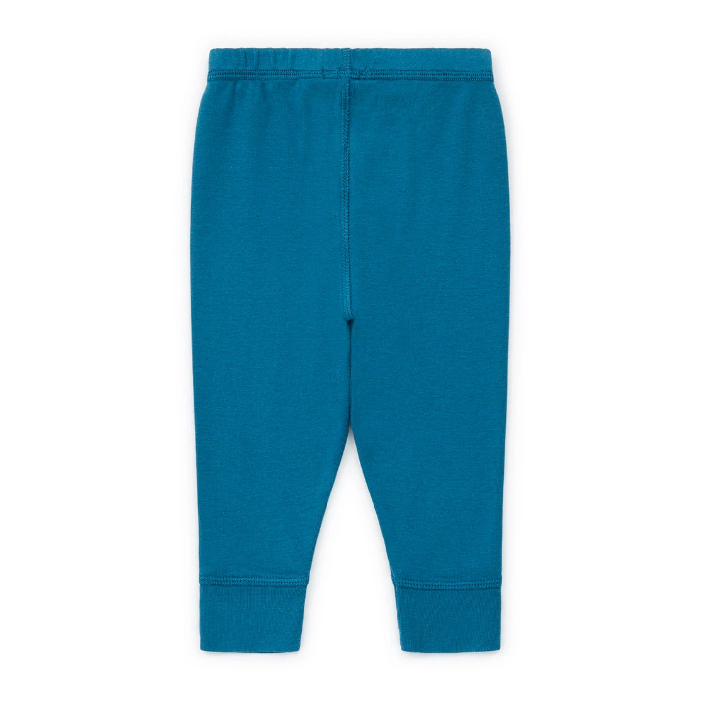 Tino Organic Cotton Leggings Peacock blue Bonton Fashion Baby 3 Tino Organic Cotton Leggings Peacock blue Bonton Fashion Baby - Image 3