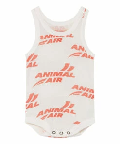 Turtle Animal Air Babygrow White The Animals Observatory Fashion Baby