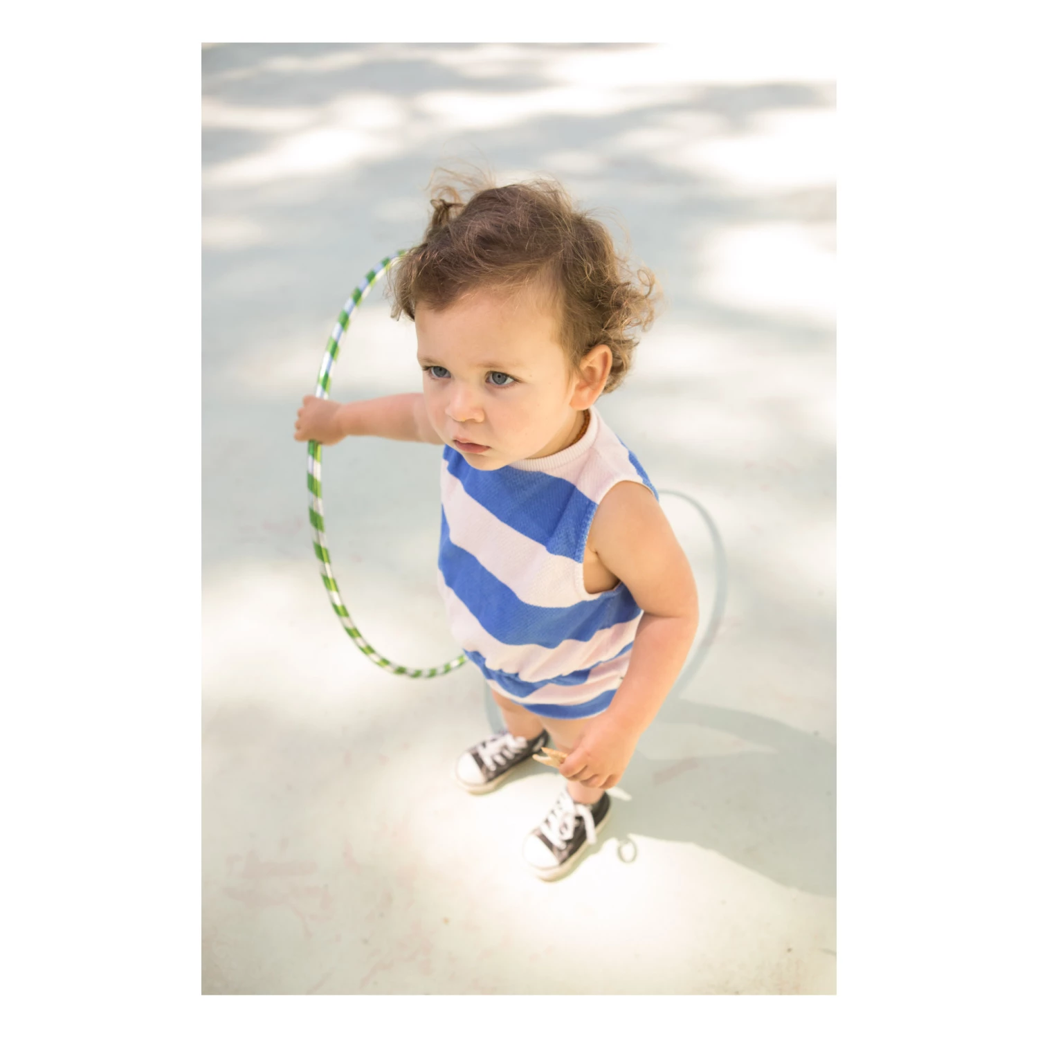 Two-Tone Jumpsuit Pale pink Piupiuchick Fashion Baby 3 Two-Tone Jumpsuit Pale pink Piupiuchick Fashion Baby - Image 3