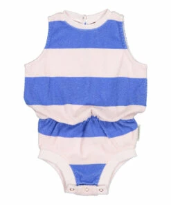 Two-Tone Jumpsuit Pale pink Piupiuchick Fashion Baby