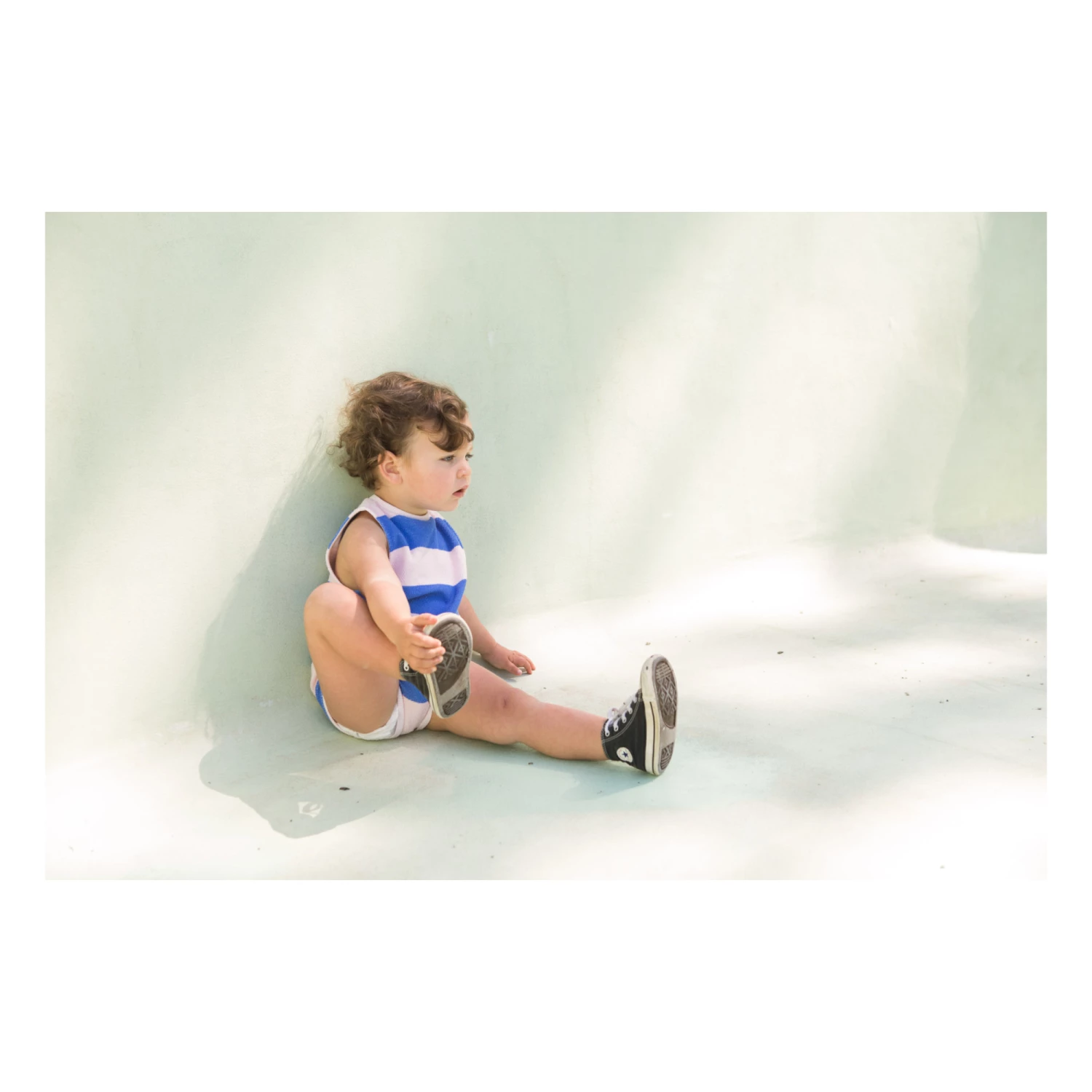 Two-Tone Jumpsuit Pale pink Piupiuchick Fashion Baby 4 Two-Tone Jumpsuit Pale pink Piupiuchick Fashion Baby - Image 4