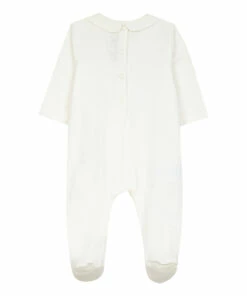 Velour Footed Pyjamas Ecru Tartine et Chocolat Fashion Baby 5 Velour Footed Pyjamas Ecru Tartine et Chocolat Fashion Baby -Baby Tops Elegant Store velour footed pyjamas ecru tartine et chocolat fashion baby 2