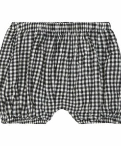 Verbena Double Organic Cotton Muslin Bloomers Ecru Poudre Organic Fashion Baby