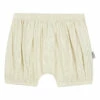 Verbena Double Organic Cotton Muslin Bloomers Off white Poudre Organic Fashion Baby