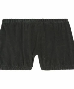 Verbena Organic Cotton Terry Cloth Bloomers Black Poudre Organic Fashion Baby
