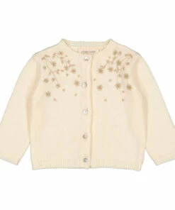 Vianne Hand Embroidered Cardigan Ecru Louis Louise Fashion Baby, Children