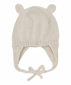 Violet Organic Cotton Beanie Ecru Liewood Fashion Baby