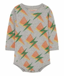 Wasp Babygrow Heather grey The Animals Observatory Fashion Baby