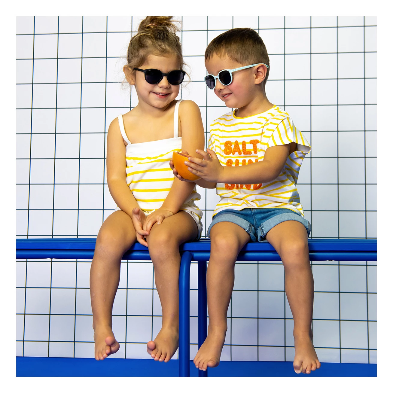 Wazz Sunglasses with Removable Strap Light Blue KI ET LA Fashion Baby, Children 4 Wazz Sunglasses with Removable Strap Light Blue KI ET LA Fashion Baby, Children - Image 4