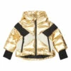 Wild Hogs Waterproof Puffer Jacket Gold Gosoaky Fashion Teen, Baby, Children