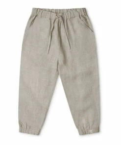 Wilder Linen Trousers Light grey Matona Fashion Baby, Children