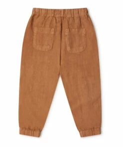 Wilder Linen Trousers Rust Matona Fashion Baby, Children -Baby Tops Elegant Store wilder linen trousers rust matona fashion baby children 2