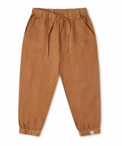 Wilder Linen Trousers Rust Matona Fashion Baby, Children