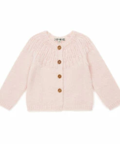 Woollen Cardigan Pale pink Bonton Fashion Baby