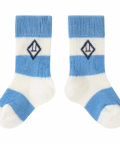 Worm Socks Light blue The Animals Observatory Fashion Baby, Children