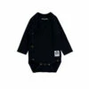 Wrapover Baby Bodysuit Black Mini Rodini Fashion Baby