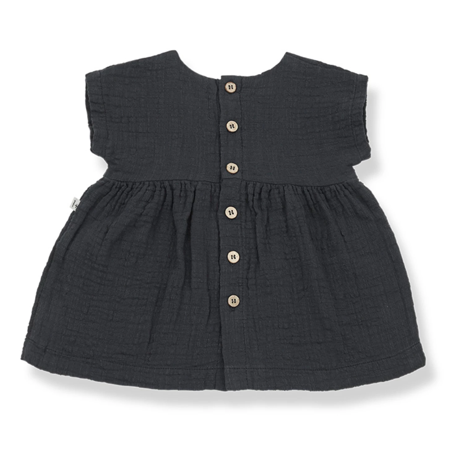 Xenia Double Cotton Muslin Dress Carbon 1+ in the family Fashion Baby, Children 3 Xenia Double Cotton Muslin Dress Carbon 1+ in the family Fashion Baby, Children - Image 3