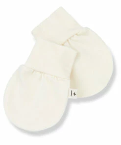 Zia Organic Cotton Gloves Ecru 1+ in the family Fashion Baby