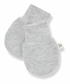 Zia Organic Cotton Gloves Grey 1+ in the family Fashion Baby